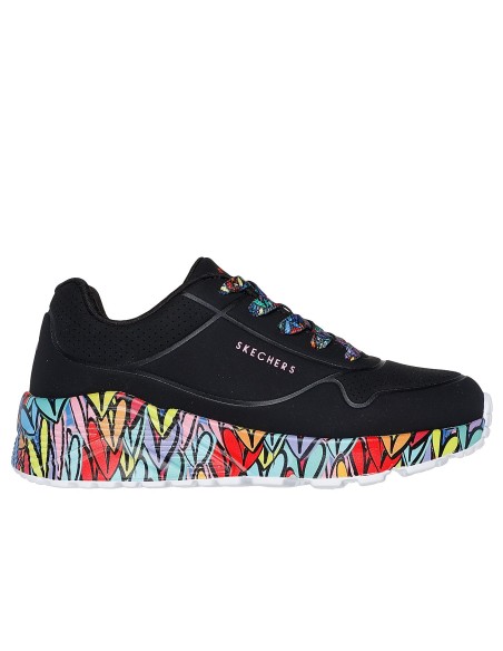 Skechers Uno Lite Subtle Love 314088LBKMT