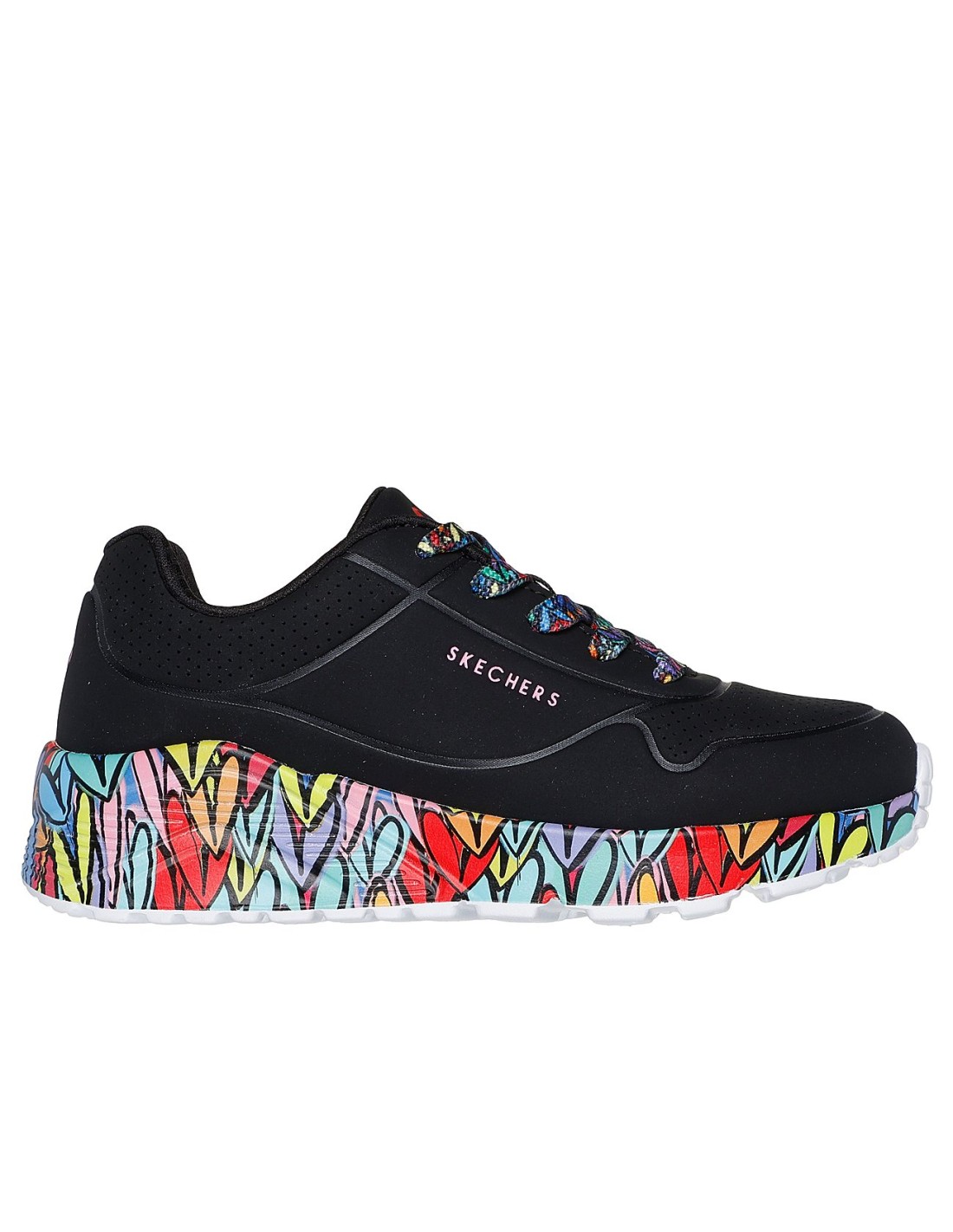Skechers Uno Lite Subtle Love 314088LBKMT