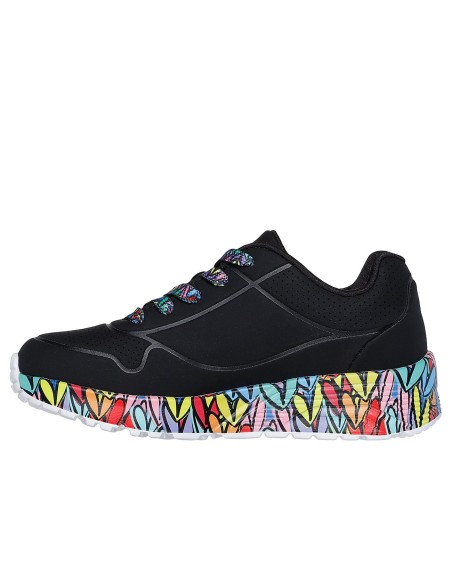 Skechers Uno Lite Subtle Love 314088LBKMT