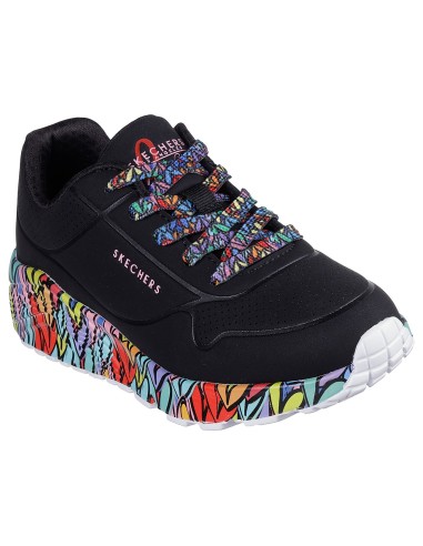 Skechers Uno Lite Subtle Love 314088LBKMT