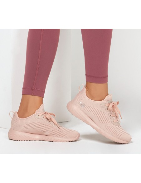 Skechers Bobs Squad Tough Talk 32504-PNK Γυναικεία Αθλητικά Παπούτσια Running Ροζ
