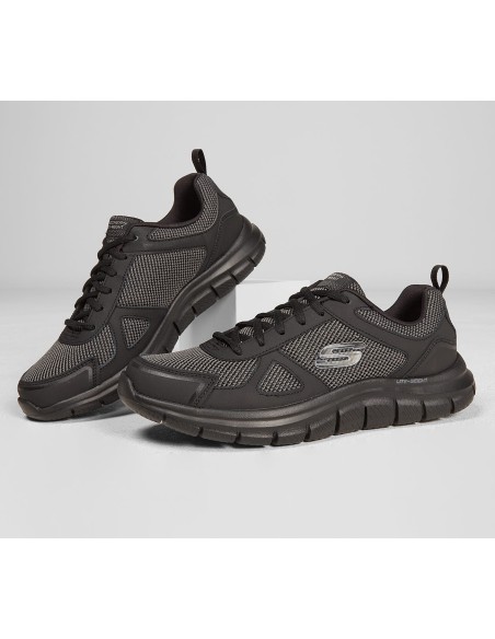 Skechers Track 52630-BBK Ανδρικά Αθλητικά Παπούτσια Running Μαύρα