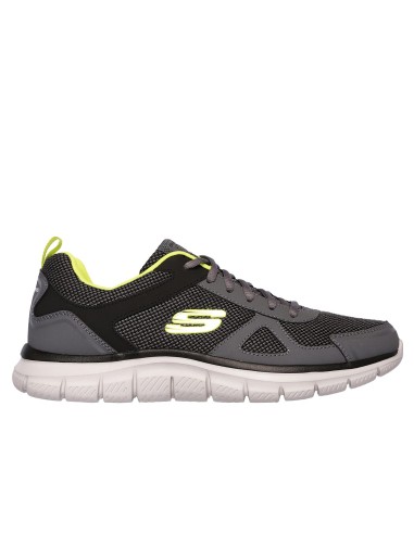 Skechers Lite-weight Qtr Overlay 52630-CCLM Ανδρικά Αθλητικά Παπούτσια Running Γκρι