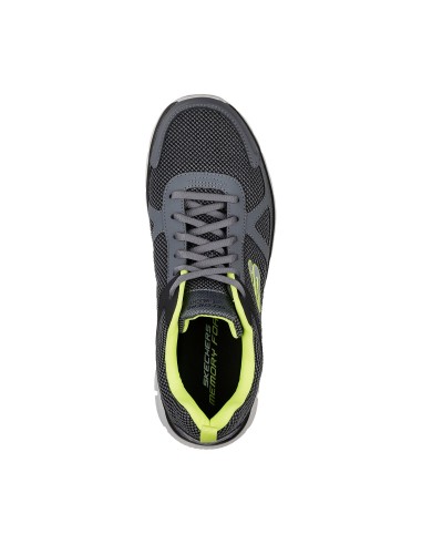 Skechers Lite-weight Qtr Overlay 52630-CCLM Ανδρικά Αθλητικά Παπούτσια Running Γκρι