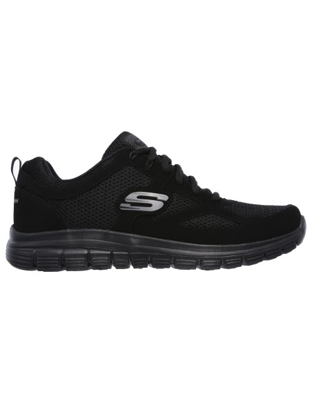 Skechers Lite-Weight QTR Overlay 52635-BBK Ανδρικά Αθλητικά Παπούτσια Running Μαύρα