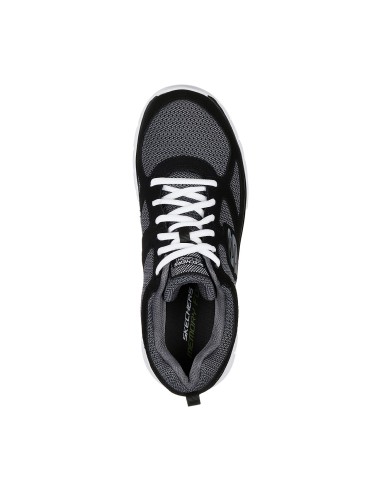 Skechers Burns 52635-BKW Ανδρικά Αθλητικά Παπούτσια Running Μαύρα