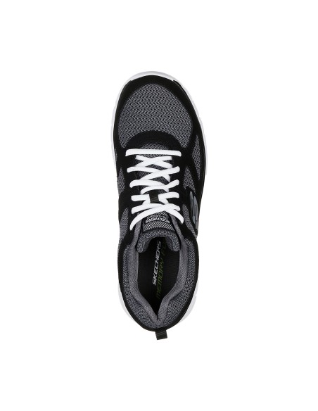 Skechers Burns 52635-BKW Ανδρικά Αθλητικά Παπούτσια Running Μαύρα