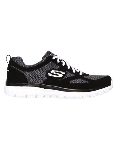 Skechers Burns 52635-BKW Ανδρικά Αθλητικά Παπούτσια Running Μαύρα