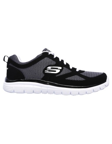 Skechers Burns 52635-BKW Ανδρικά Αθλητικά Παπούτσια Running Μαύρα