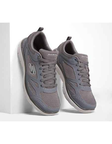 Skechers Summits South Rim 52812-CHAR Ανδρικά Αθλητικά Παπούτσια Running Γκρι