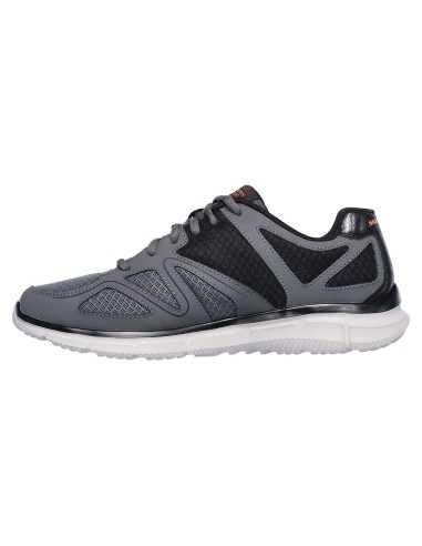 Skechers Satisfaction 58350-CCOR Ανδρικά Αθλητικά Παπούτσια Running Γκρι
