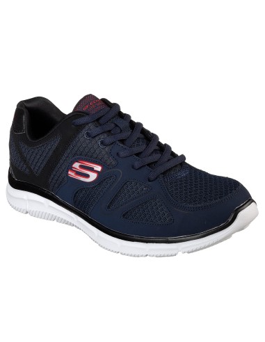 Skechers Satisfaction 58350-NVBK Ανδρικά Αθλητικά Παπούτσια Running Μαύρα