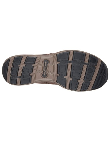 Skechers Harper Melden Δερμάτινα Καφέ Ανδρικά Μποτάκια 64857-CHOC