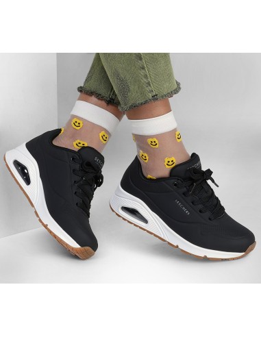 Skechers Uno Stand on Air Γυναικεία Sneakers Μαύρα 73690-BLK