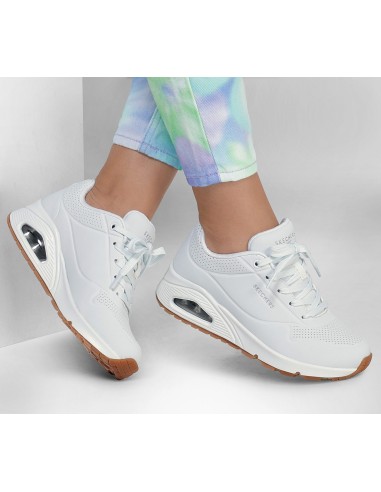 Skechers Uno Stand on Air Γυναικεία Sneakers Λευκά 73690-WHT