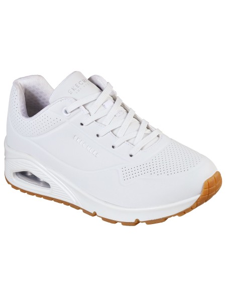 Skechers Uno Stand on Air Γυναικεία Sneakers Λευκά 73690-WHT