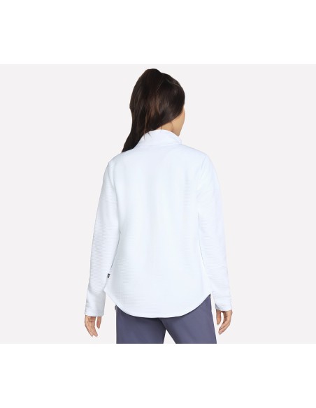Skechers The Hoodless Hoodie GoWalk Shine Jacket JA78WHT