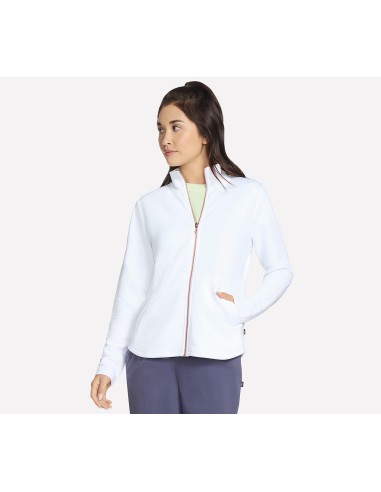 Skechers The Hoodless Hoodie GoWalk Shine Jacket JA78WHT