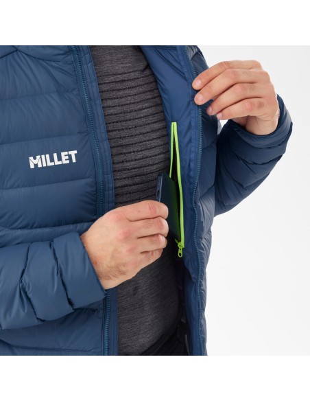 MILLET M Kamet Down Hoodie Jacket Navy Blue