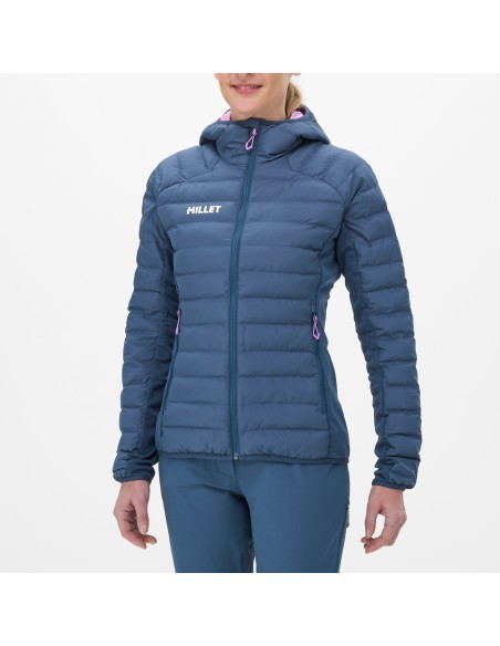 MILLET W Fitz Roy Warm Hoodie Jacket Navy Blue