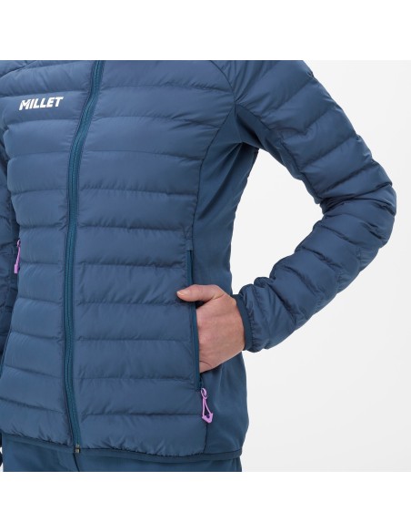 MILLET W Fitz Roy Warm Hoodie Jacket Navy Blue