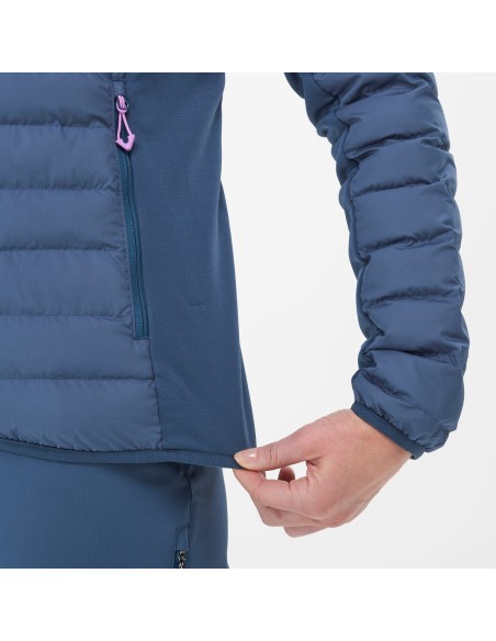 MILLET W Fitz Roy Warm Hoodie Jacket Navy Blue