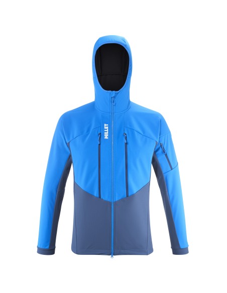 MILLET MM White Shield Jacket Navy Blue