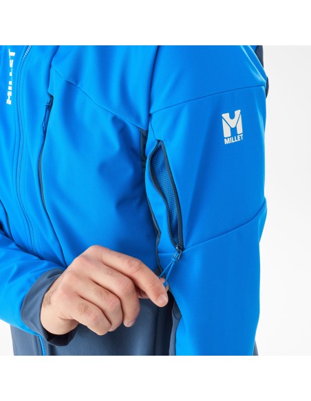 MILLET MM White Shield Jacket Navy Blue