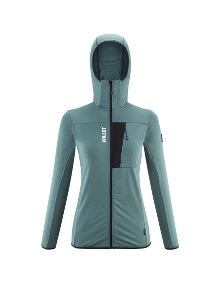 MILLET W Trilogy Lightgrid Hoodie Jacket Green