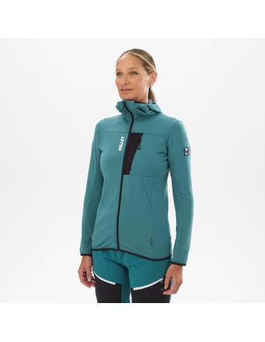 MILLET W Trilogy Lightgrid Hoodie Jacket Green