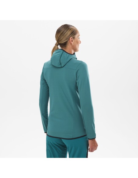 MILLET W Trilogy Lightgrid Hoodie Jacket Green