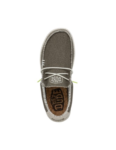 Hey Dude Wally Ανδρικά Μοκασίνια σε Καφέ Χρώμα 40003-2BS