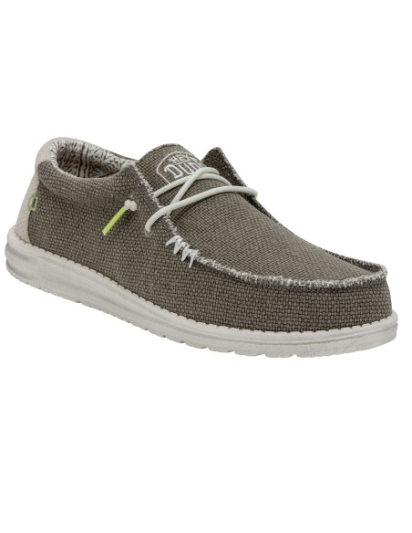 Hey Dude Wally Ανδρικά Μοκασίνια σε Καφέ Χρώμα 40003-2BS