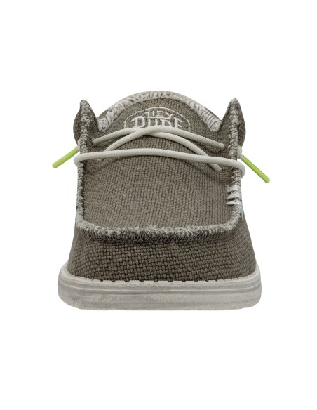 Hey Dude Wally Ανδρικά Μοκασίνια σε Καφέ Χρώμα 40003-2BS