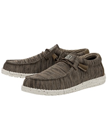 Hey Dude Wally Sox Ανδρικά Μοκασίνια σε Καφέ Χρώμα 40019-255