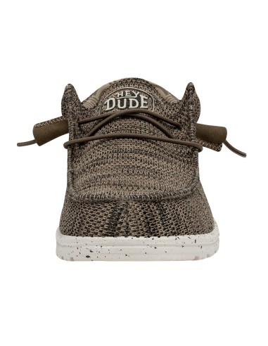 Hey Dude Wally Sox Ανδρικά Μοκασίνια σε Καφέ Χρώμα 40019-255