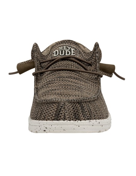 Hey Dude Wally Sox Ανδρικά Μοκασίνια σε Καφέ Χρώμα 40019-255