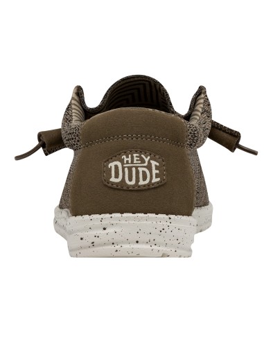 Hey Dude Wally Sox Ανδρικά Μοκασίνια σε Καφέ Χρώμα 40019-255