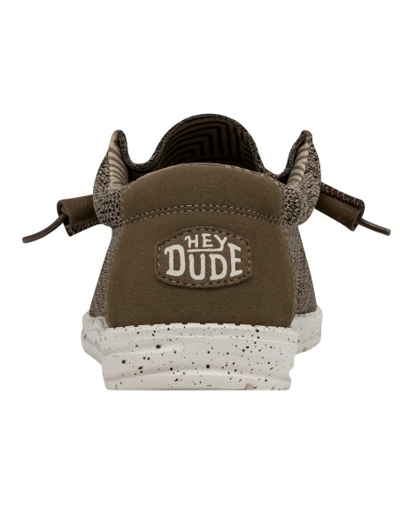 Hey Dude Wally Sox Ανδρικά Μοκασίνια σε Καφέ Χρώμα 40019-255
