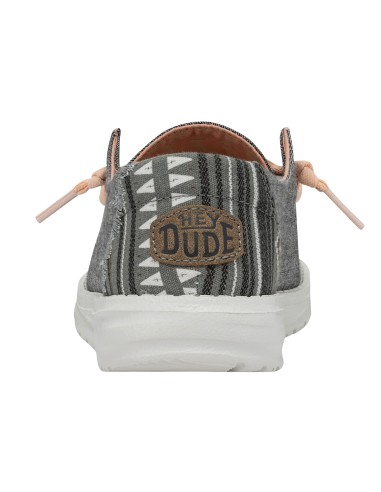 Hey Dude Wendy Γυναικεία Μοκασίνια σε Γκρι Χρώμα 40054-030