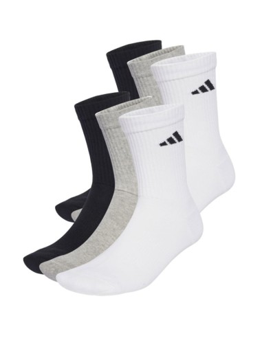 adidas Cushioned Crew 6PP Socks JW6008