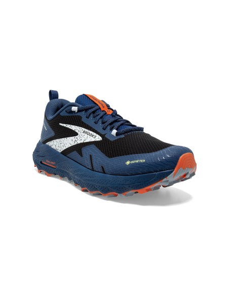 Brooks Cascadia 17 110402-062 Ανδρικά Αθλητικά Παπούτσια Running Μπλε Αδιάβροχα με Μεμβράνη Gore-Tex