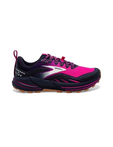 Brooks Cascadia 16 120363-425 Γυναικεία Αθλητικά Παπούτσια Trail Running Peacoat / Pink / Biscuit