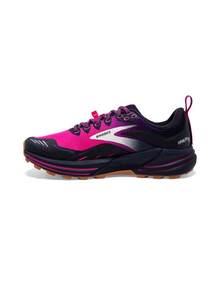Brooks Cascadia 16 120363-425 Γυναικεία Αθλητικά Παπούτσια Trail Running Peacoat / Pink / Biscuit