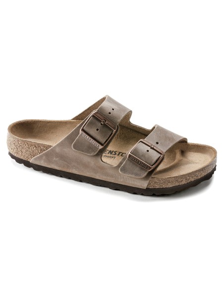 Birkenstock Arizona Tabacco Brown narrow men's flipflops 0352203