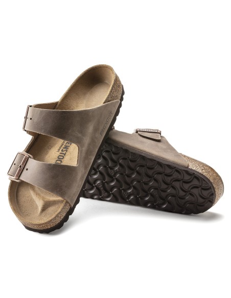 Birkenstock Arizona Tabacco Brown narrow men's flipflops 0352203