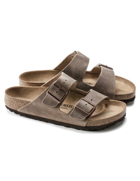 Birkenstock Arizona Tabacco Brown narrow men's flipflops 0352203