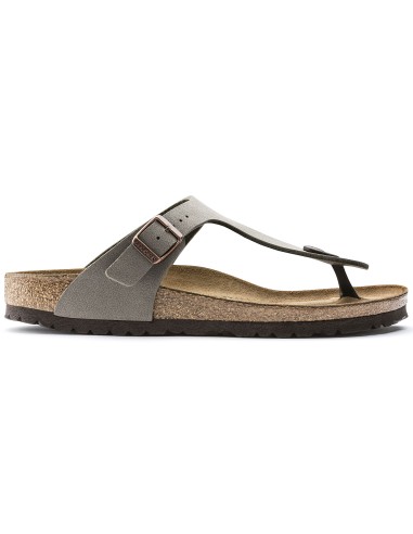 Birkenstock Gizeh Stone BirkoFlor narrow women's flipflops for narrow feet gray 0043393