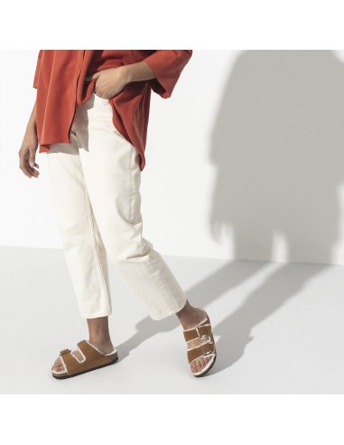 Birkenstock Arizona Shearling Mink W 1001135 flipflops