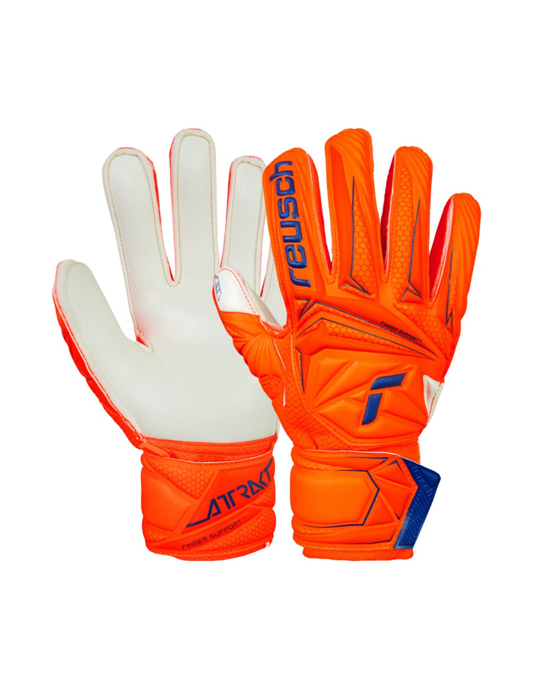 Reusch Attrakt Solid Finger Support Junior Gloves 56 72 510 2290